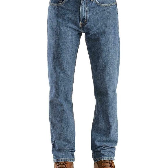 Levi's 505 Men's Jeans 38x32 100% Cotton Regular/Straight Medium-Washed - Picture 1 of 11